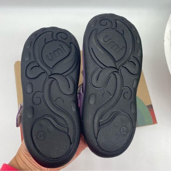 umi Marnie Mary Jane (Toddler),Purple leather size 24 EU or 8M NEW - Picture 2 of 3